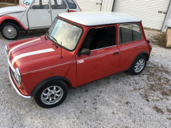 Red 1990 Mini 1000 Flame Edition