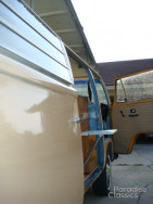 Tan 1970 Volkswagen Bus