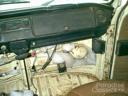 Blue/White 1972 Volkswagen Bus