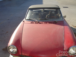 Red 1972 FIAT 124