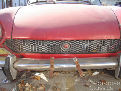 Red 1972 FIAT 124