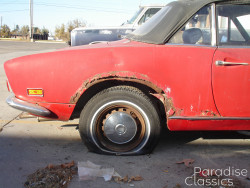 Red 1972 FIAT 124