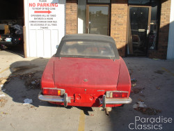 Red 1972 FIAT 124