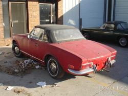 Red 1972 FIAT 124