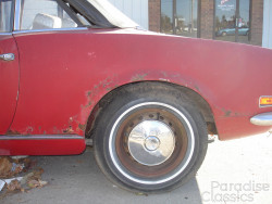 Red 1972 FIAT 124