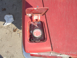 Red 1972 FIAT 124