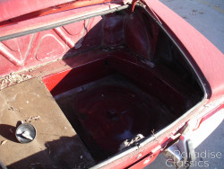 Red 1972 FIAT 124