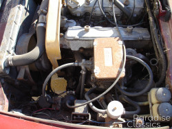 Red 1972 FIAT 124