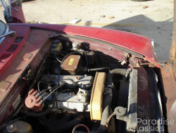 Red 1972 FIAT 124