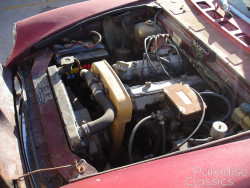 Red 1972 FIAT 124