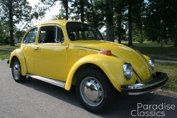 Yellow 1974 Volkswagen Beetle