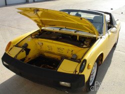 Yellow 1975 Porsche 914