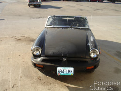 Green 1976 MG MGB