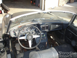 Green 1976 MG MGB