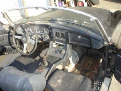 Green 1976 MG MGB