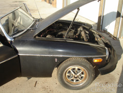 Green 1976 MG MGB