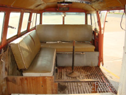 Red/White 1961 Volkswagen Bus