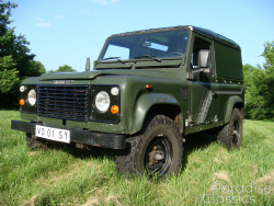 Green 1989 Land Rover Defender