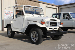 White 1981 Toyota Land Cruiser