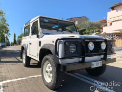 White 1995 Land Rover Defender