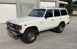 White 1984 Toyota Land Cruiser
