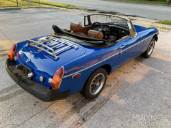 Blue 1976 MG MGB