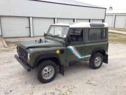 Green 1991 Land Rover Defender