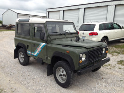 Green 1991 Land Rover Defender