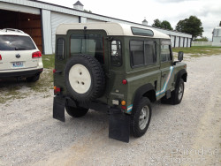 Green 1991 Land Rover Defender