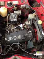Red 1975 BMW 2002